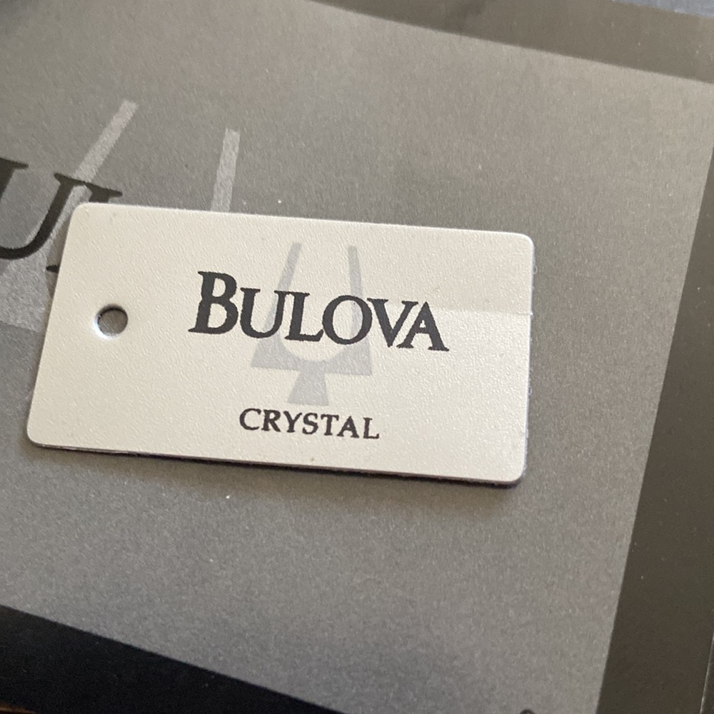 Women’s Bulova crystal watch. Used but gorgeous. Will need battery. - Picture 8 of 8